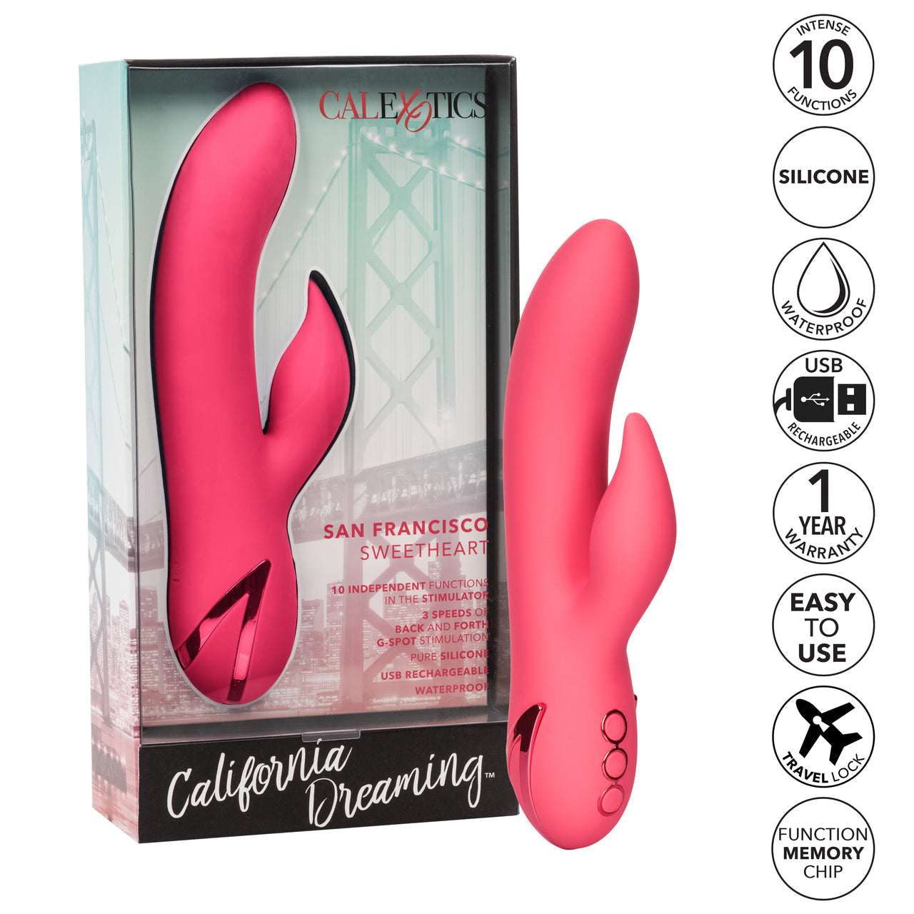 California Dreaming San Francisco Sweetheart Vibrator - Thorn & Feather