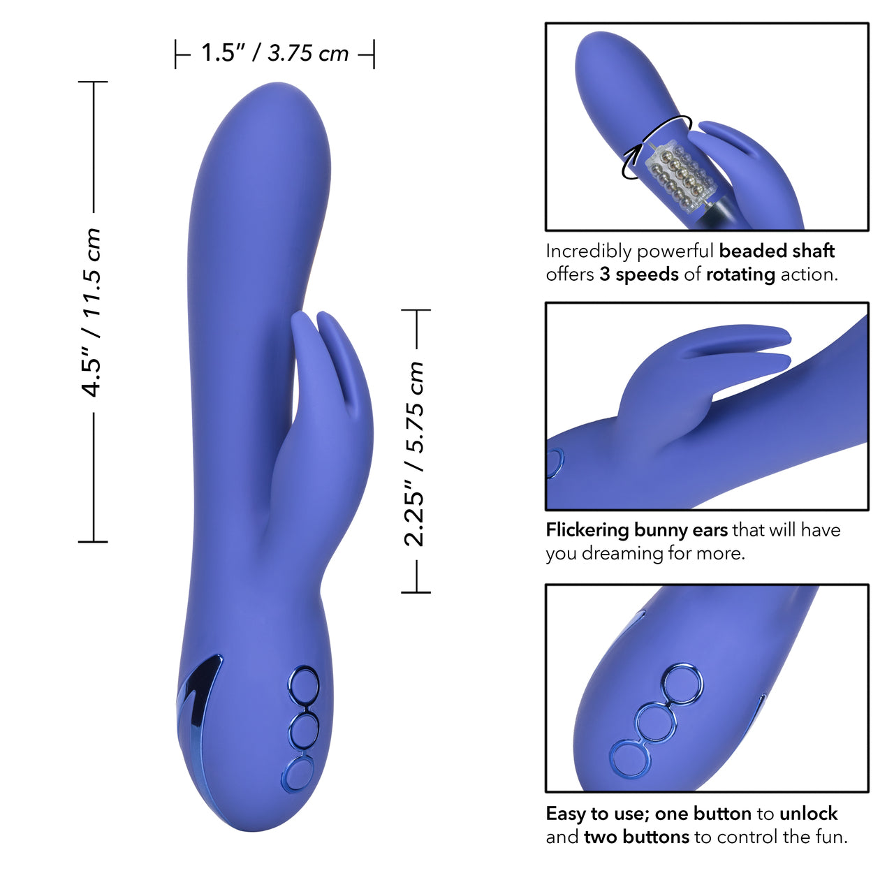 California Dreaming Beverly Hills Bunny Vibrator - Thorn & Feather