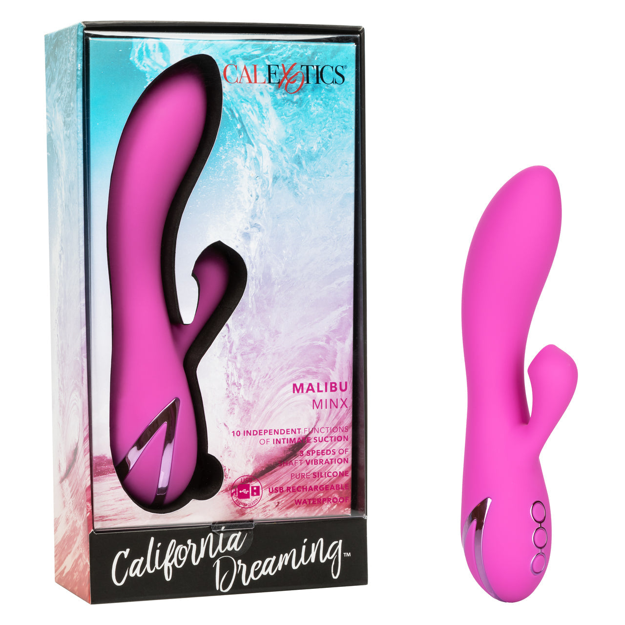 California Dreaming Malibu Minx Rabbit Vibrator - Thorn & Feather