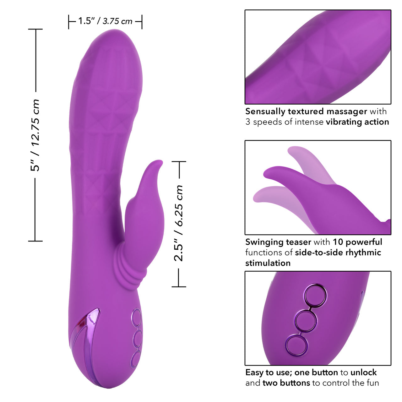 California Dreaming Valley Vamp Rabbit Vibrator - Thorn & Feather