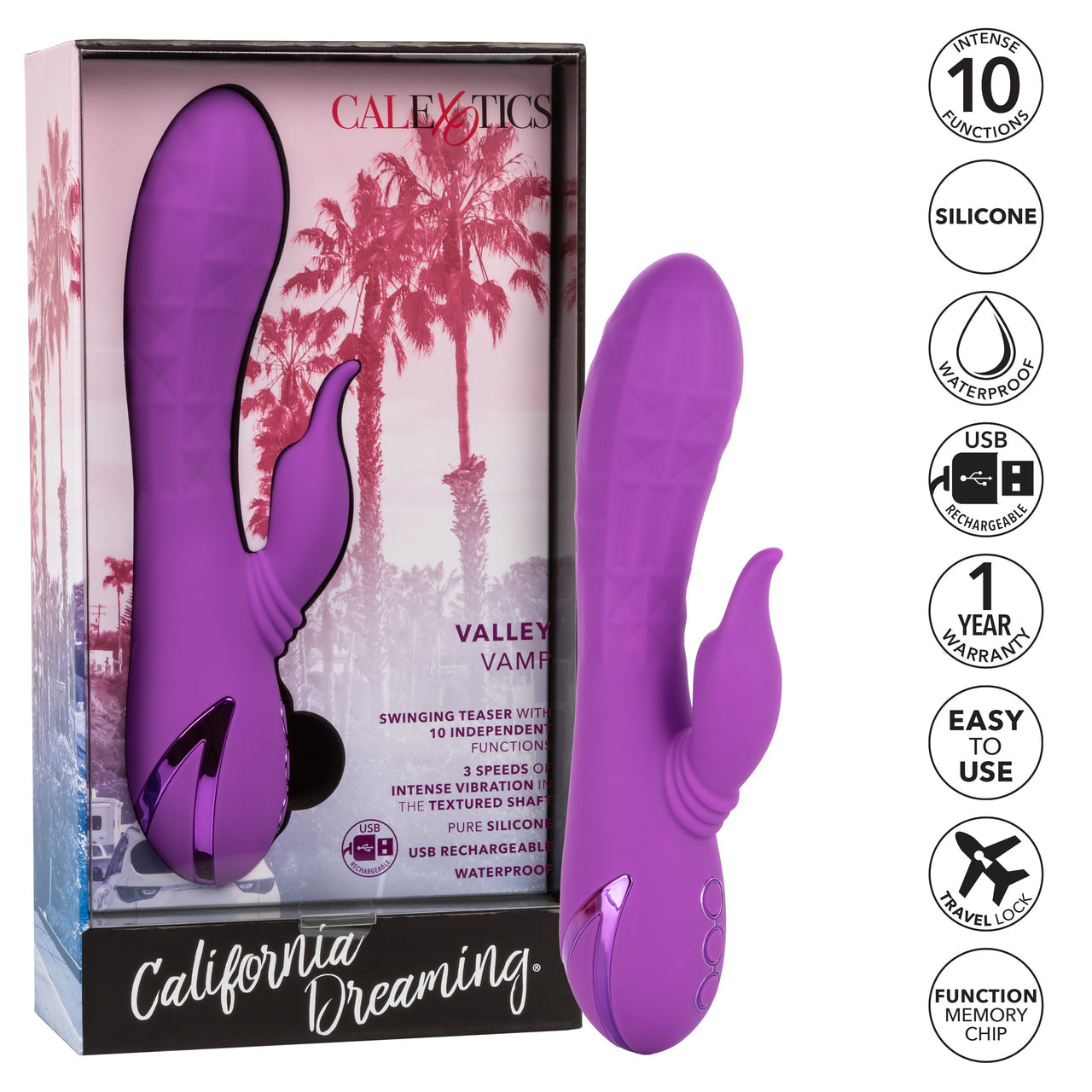 California Dreaming Valley Vamp Rabbit Vibrator - Thorn & Feather