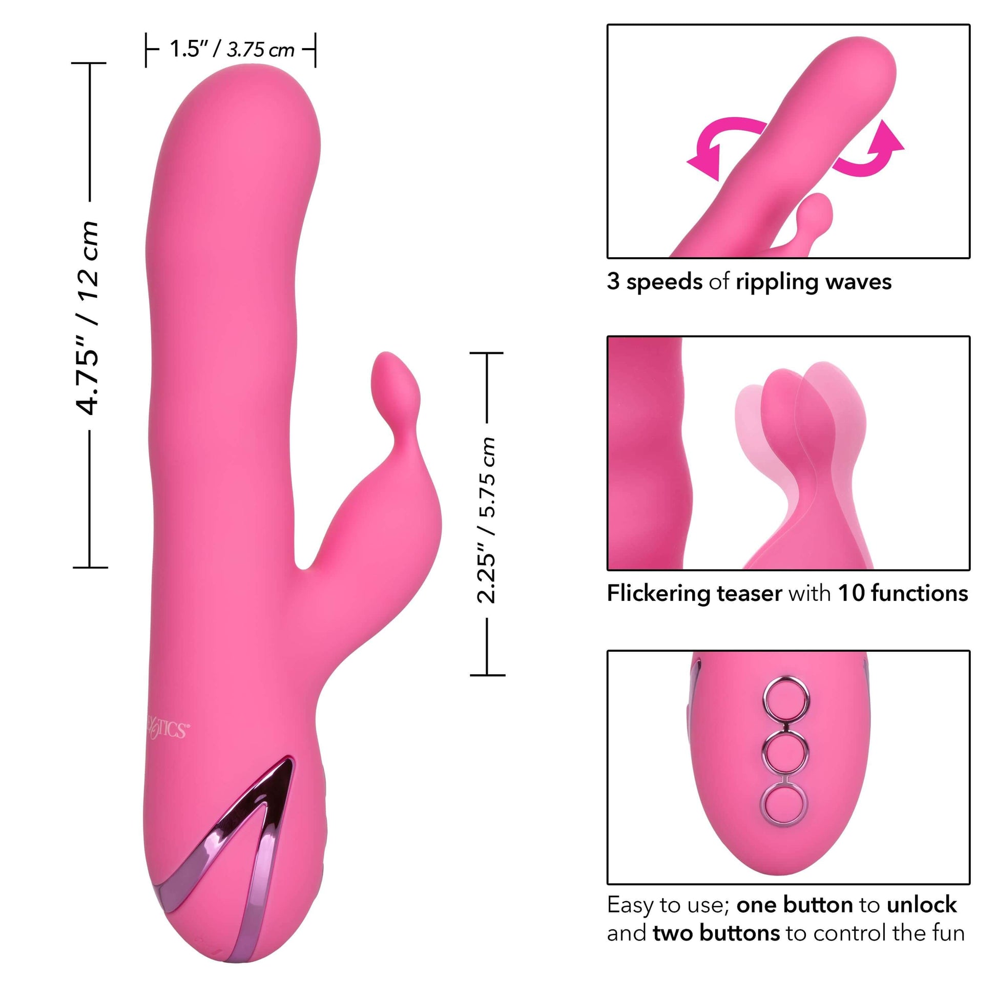 California Dreaming Santa Barbara Surfer Dual Vibrator - Thorn & Feather