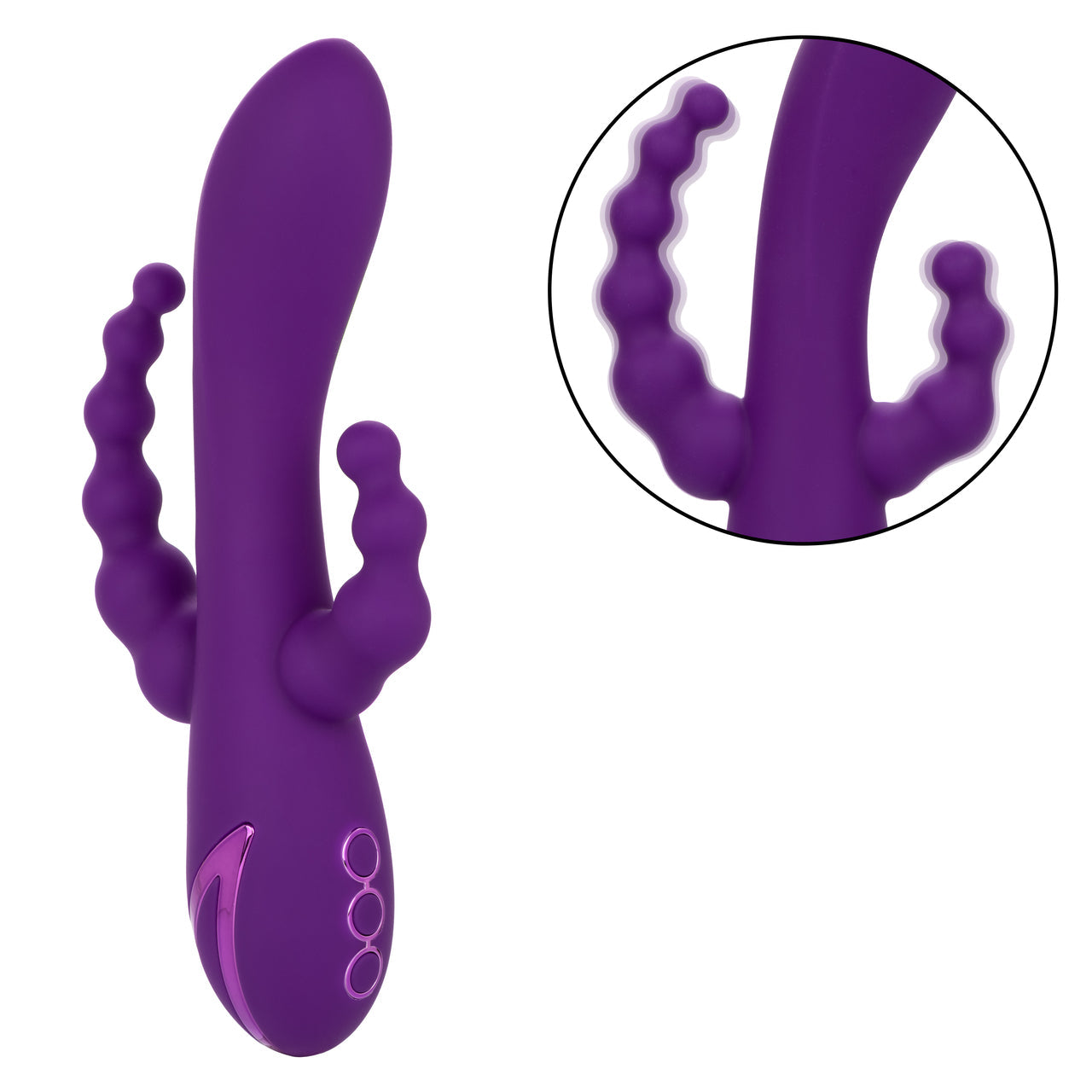 California Dreaming Long Beach Bootylicious Dual Penetrating Vibrator - Thorn & Feather