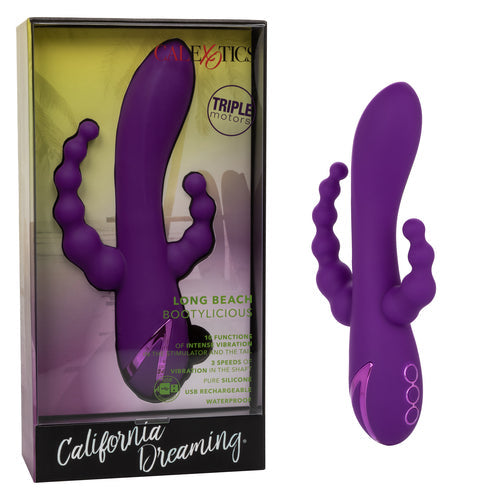 California Dreaming Long Beach Bootylicious Dual Penetrating Vibrator - Thorn & Feather