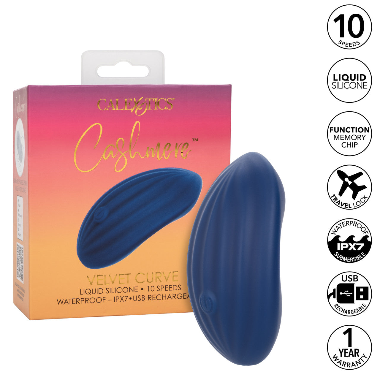 Cashmere Velvet Curve Vibrator - Thorn & Feather