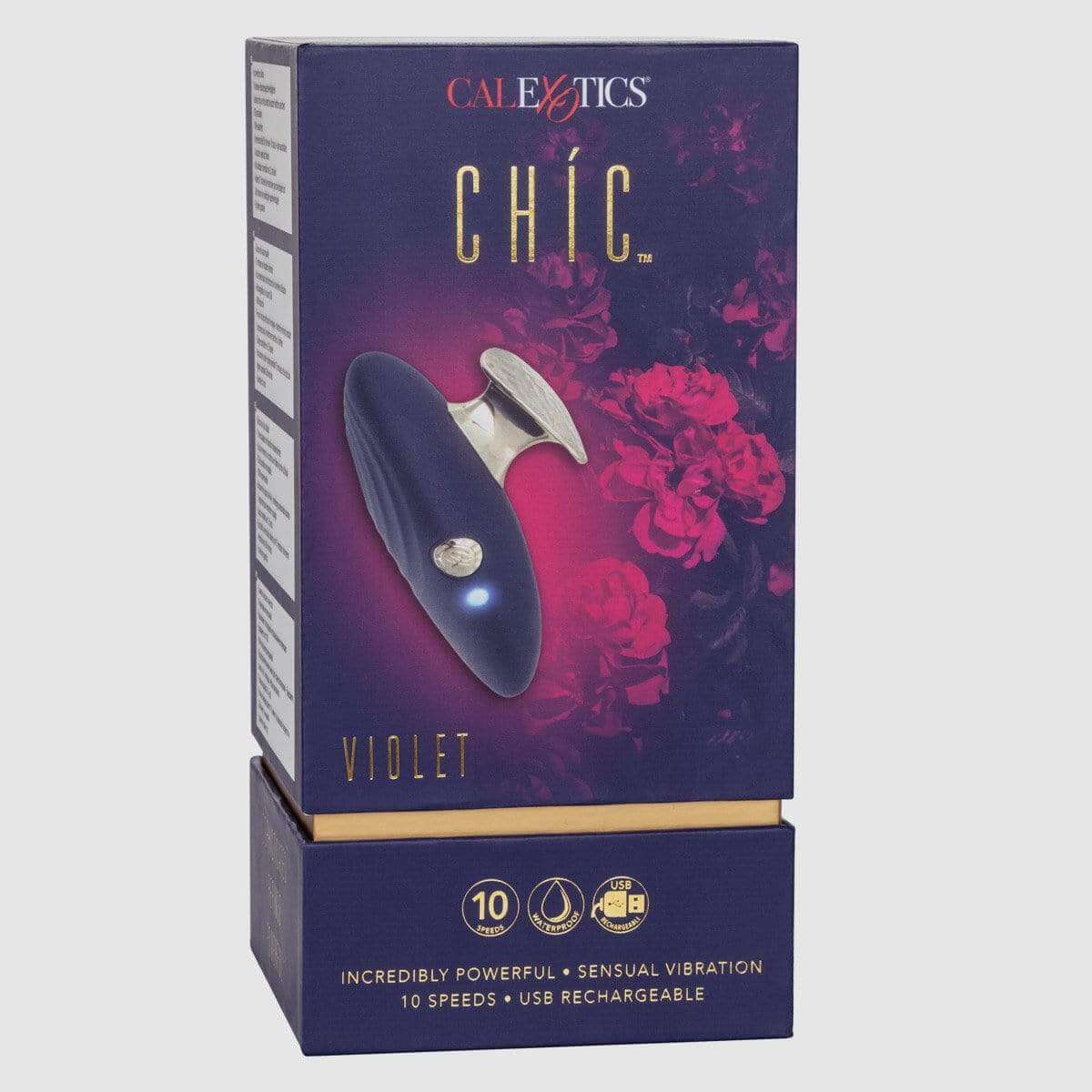 Chic Violet Finger Grip Vibrator - Thorn & Feather