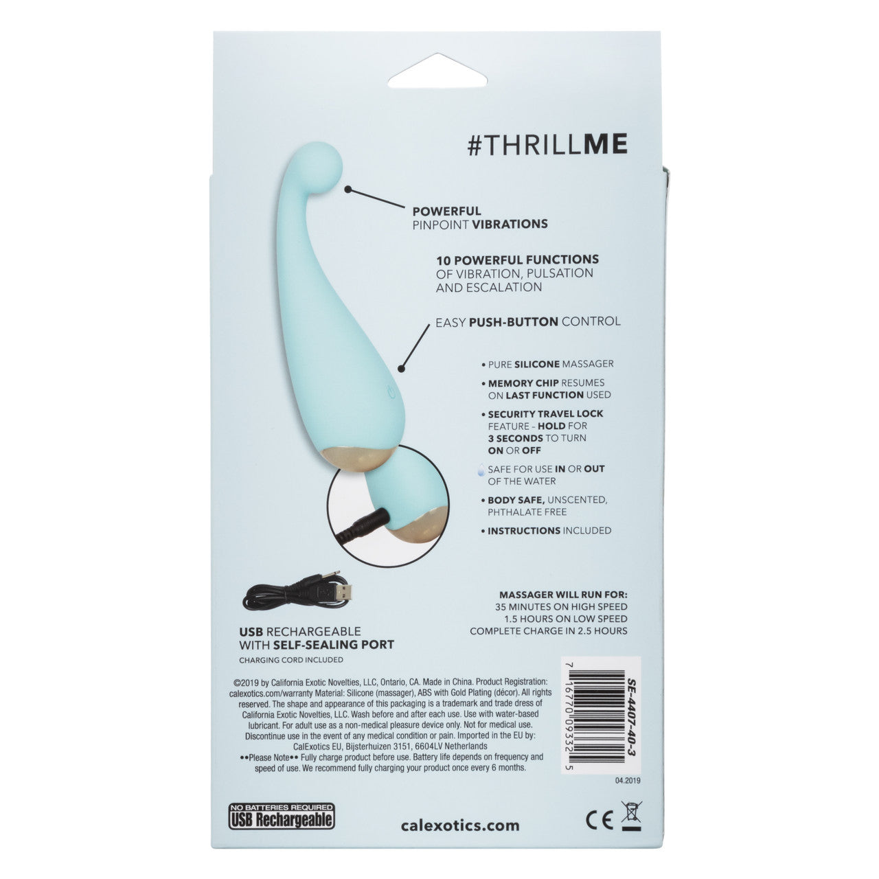 Slay #ThrillMe Mini Tickler Vibrator