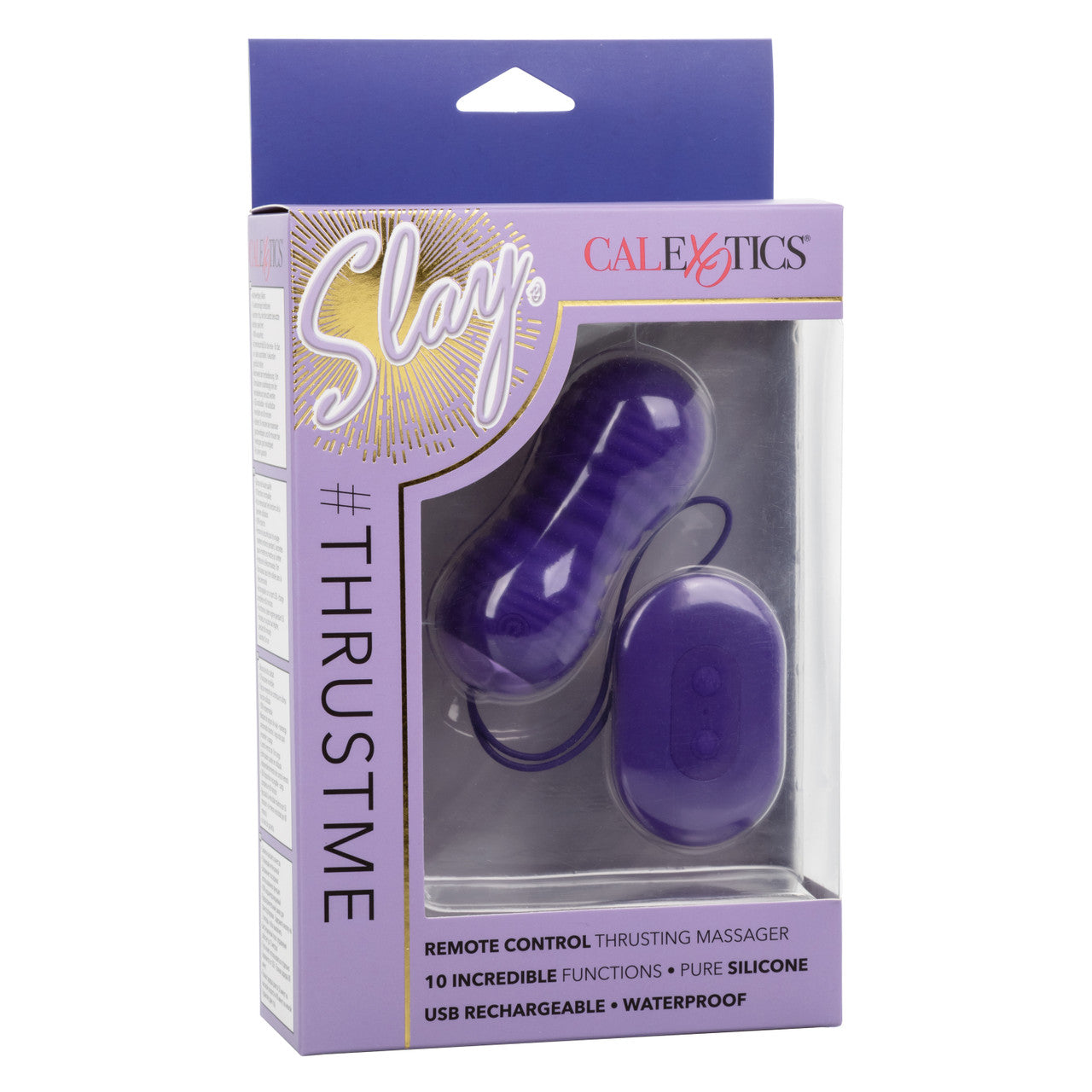 Slay #ThrustMe Thrusting Remote Vibrator