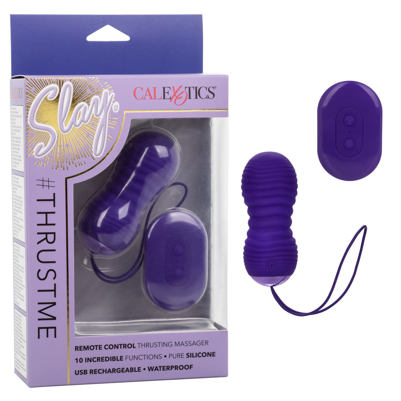 Slay #ThrustMe Thrusting Remote Vibrator