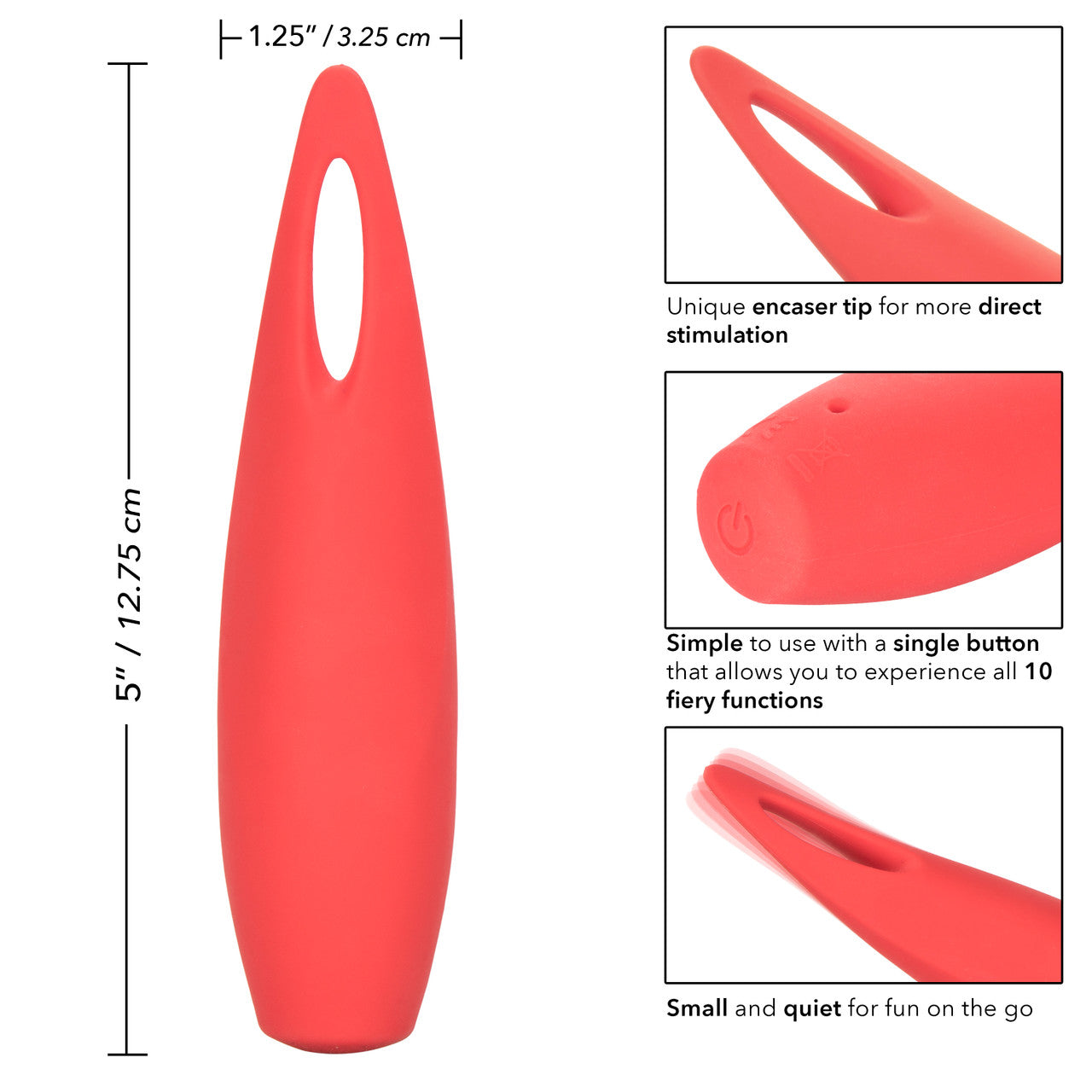 Red Hot Spark Multi-Function Vibrator