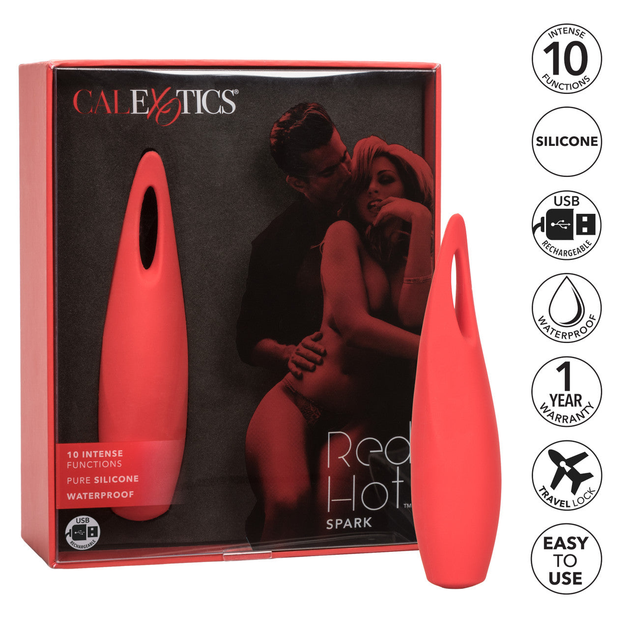 Red Hot Spark Multi-Function Vibrator