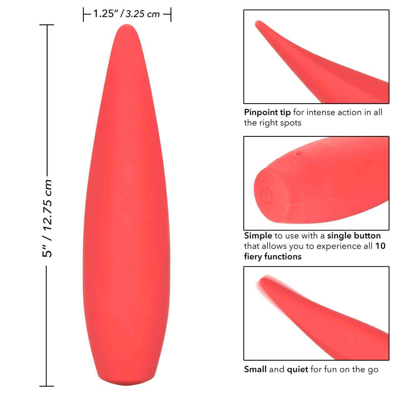 Red Hot Ember Silicone Massager