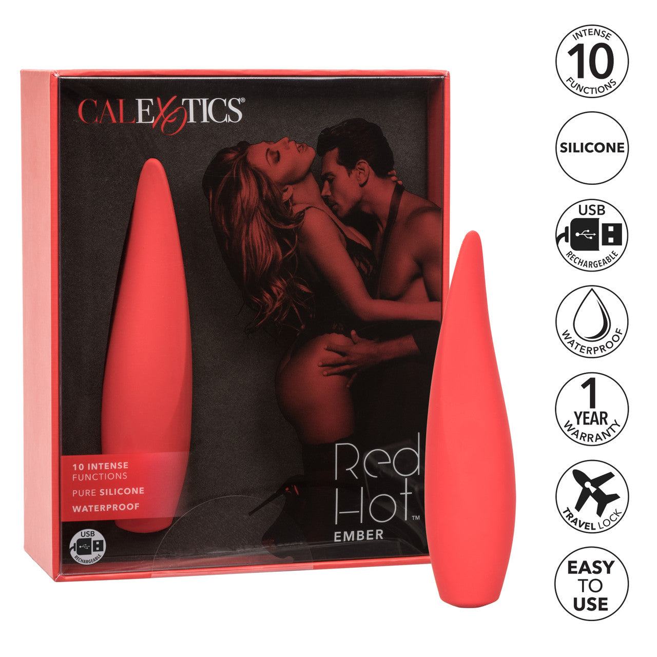 Red Hot Ember Silicone Massager