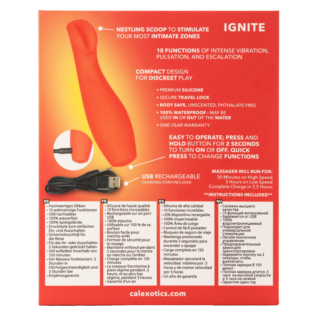 Red Hot Ignite Clitoral Vibrator