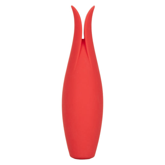 Red Hot Fury Silicone Rechargeable Clitoral Vibrator - Thorn & Feather