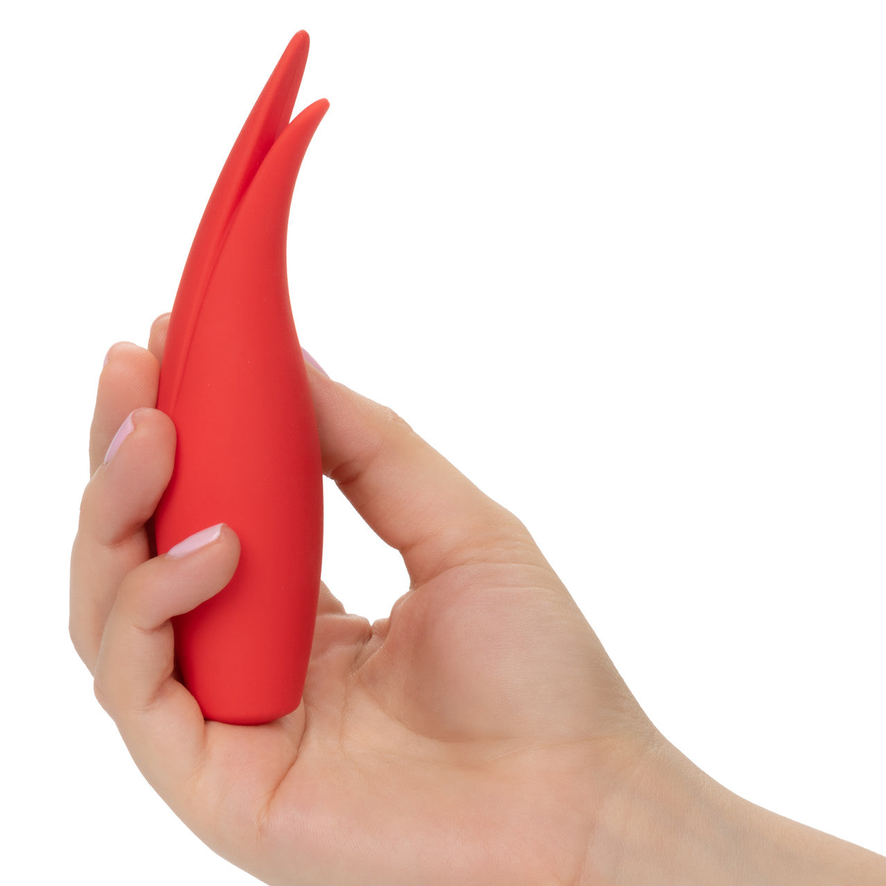 Red Hot Sizzle Silicone Rechargeable Clitoral Vibrator - Thorn & Feather