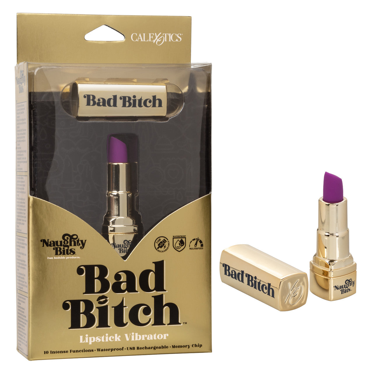 Naughty Bits Bad Bitch Lipstick Vibrator - Thorn & Feather