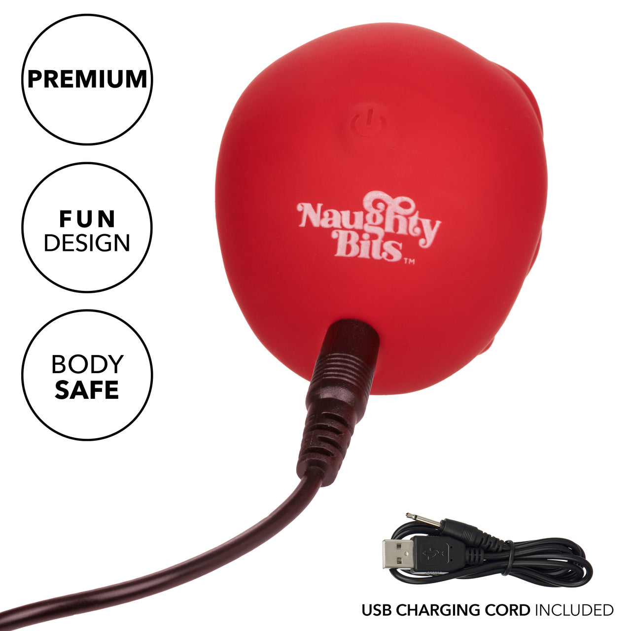 Naughty Bits Bone Head Handheld Massager - Thorn & Feather