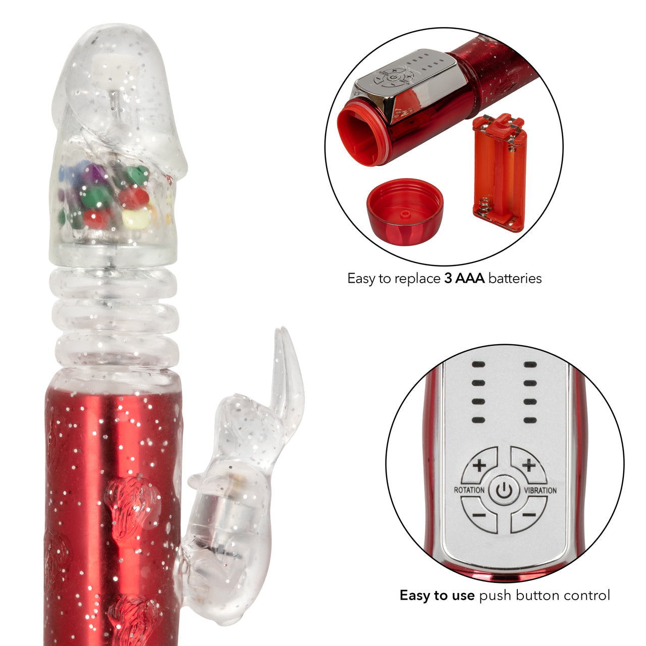 Naughty Bits Cumball Machine Thrusting Jack Rabbit Vibrator - Thorn & Feather