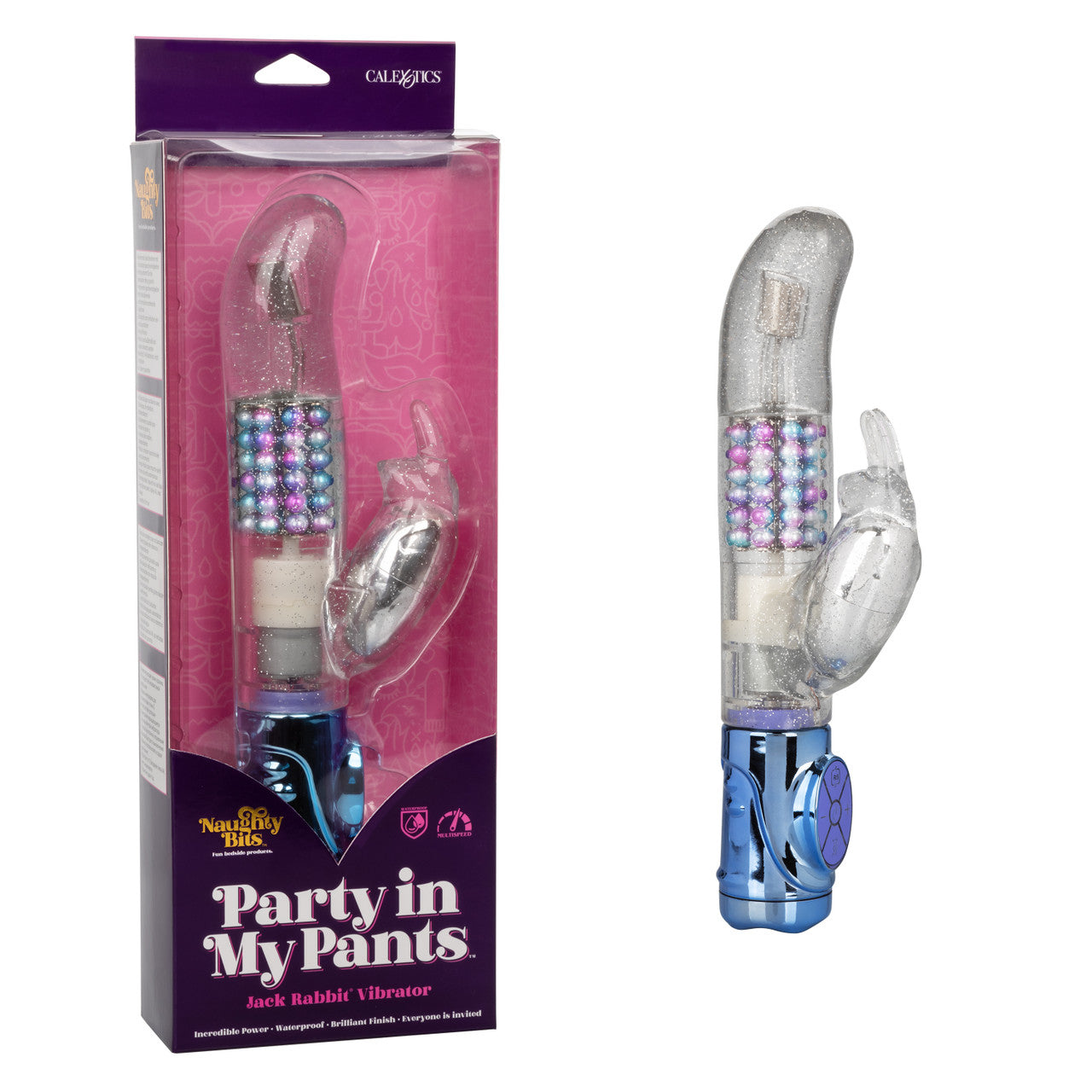 Naughty Bits Party in My Pants Jack Rabbit Vibrator