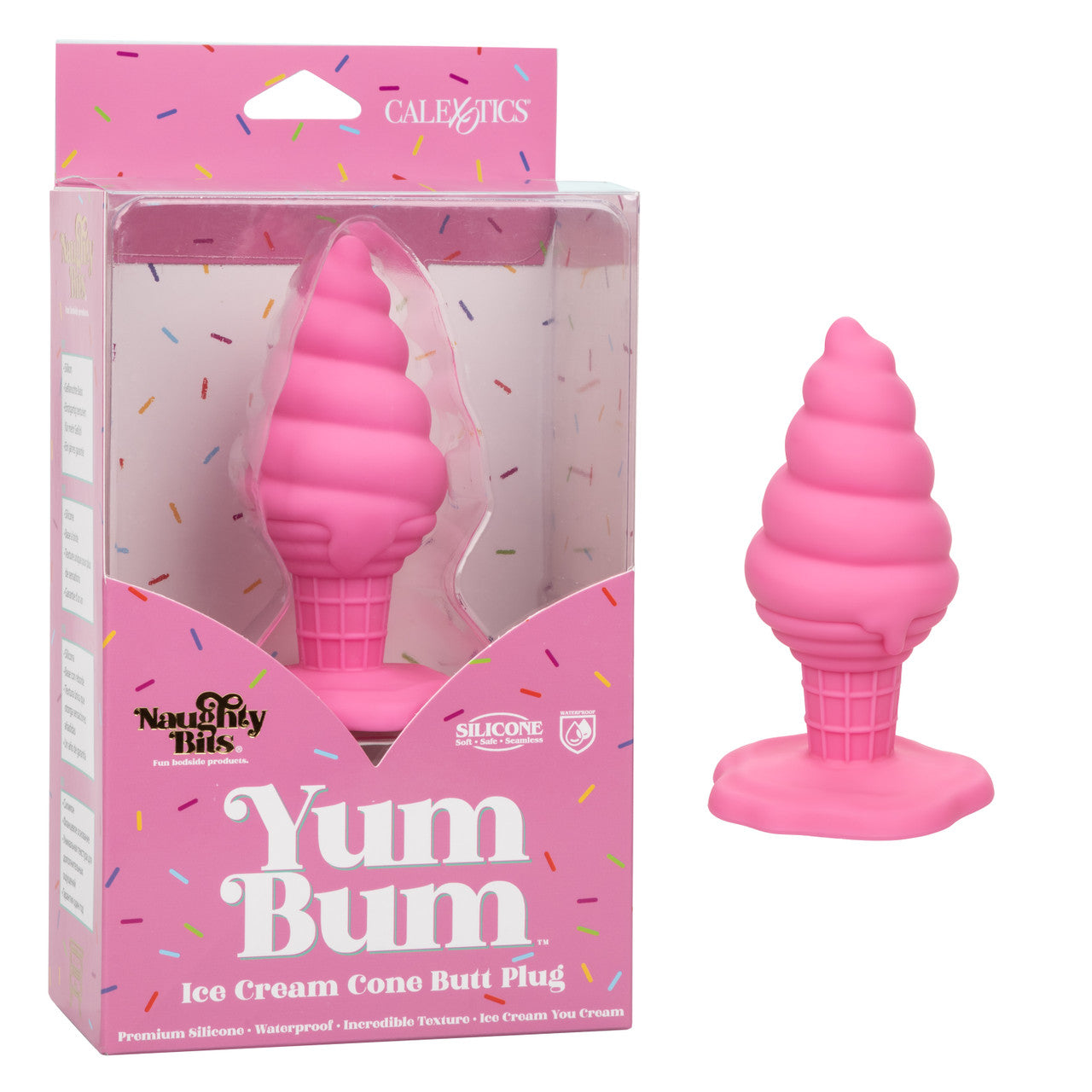 Naughty Bits Yum Bum Ice Cream Cone Butt Plug - Thorn & Feather