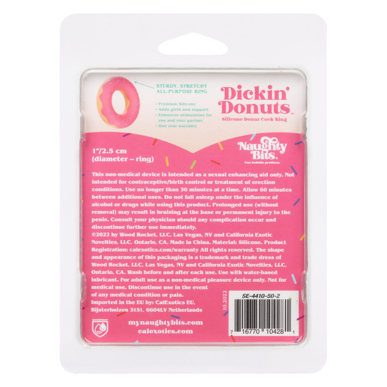 Naughty Bits Dickin’ Donuts Silicone Donut Cock Ring - Thorn & Feather