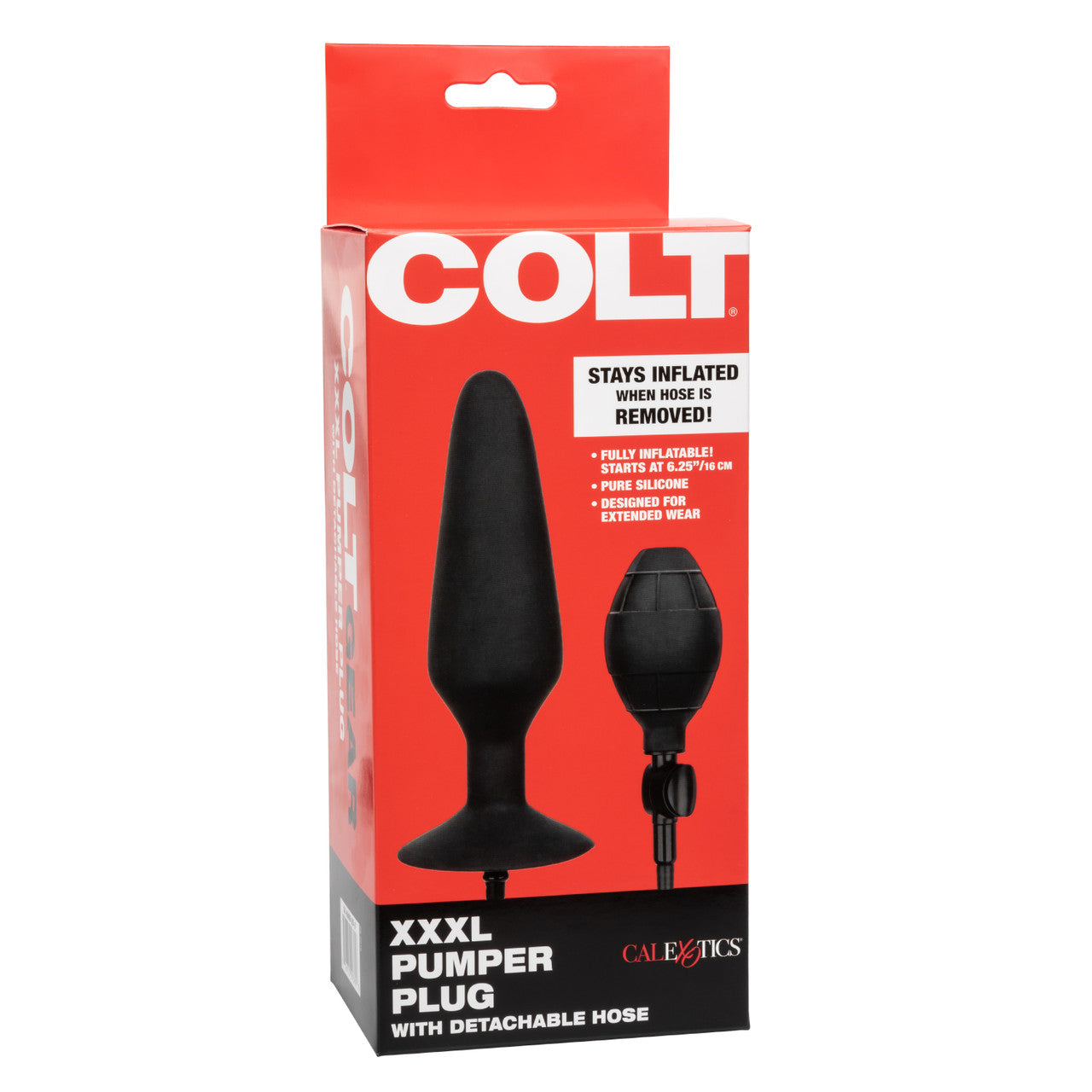 Colt XXXL Pumper Plug with Detachable Hose - Thorn & Feather