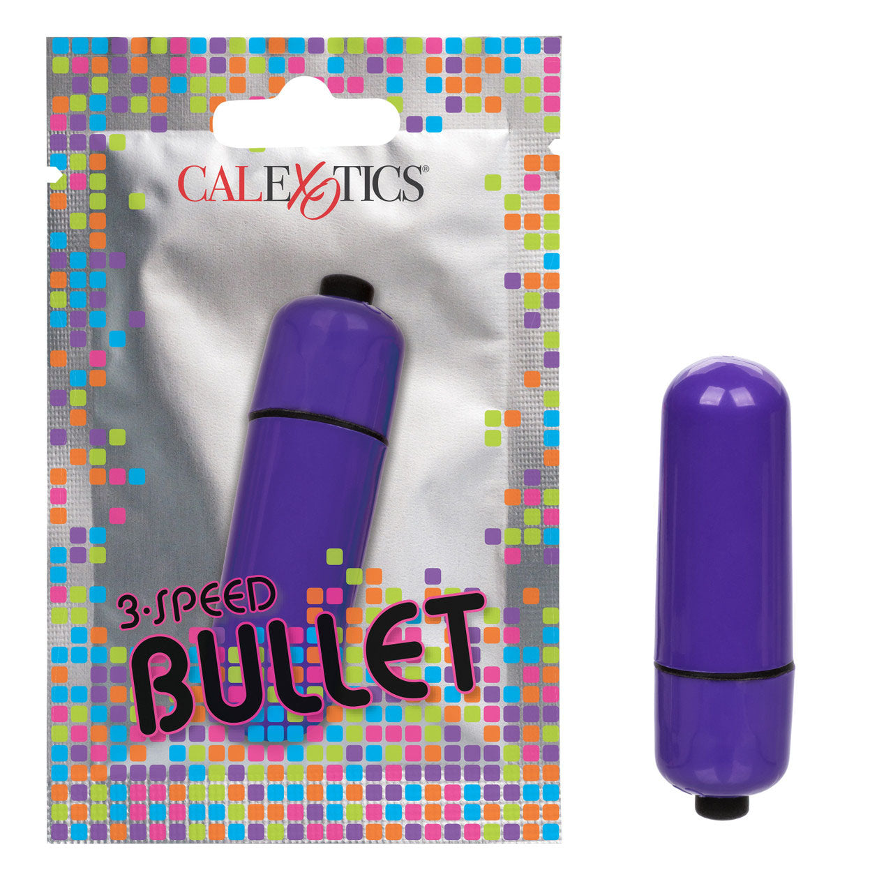 Foil Pack 3-Speed Bullet Vibrator - Purple