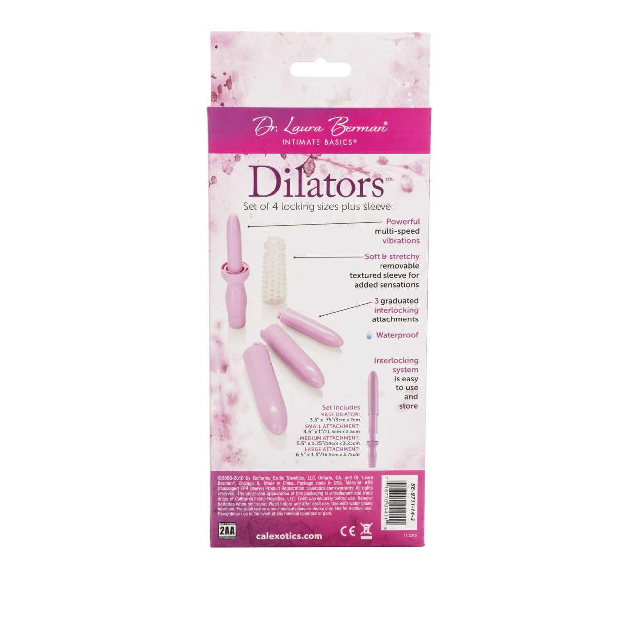 Dilators Set Of 4 Locking Sizes Plus Sleeve