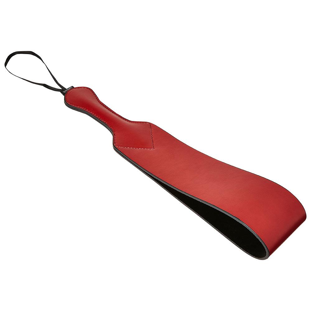 Sportsheets Saffron Loop Paddle - Red - Thorn & Feather