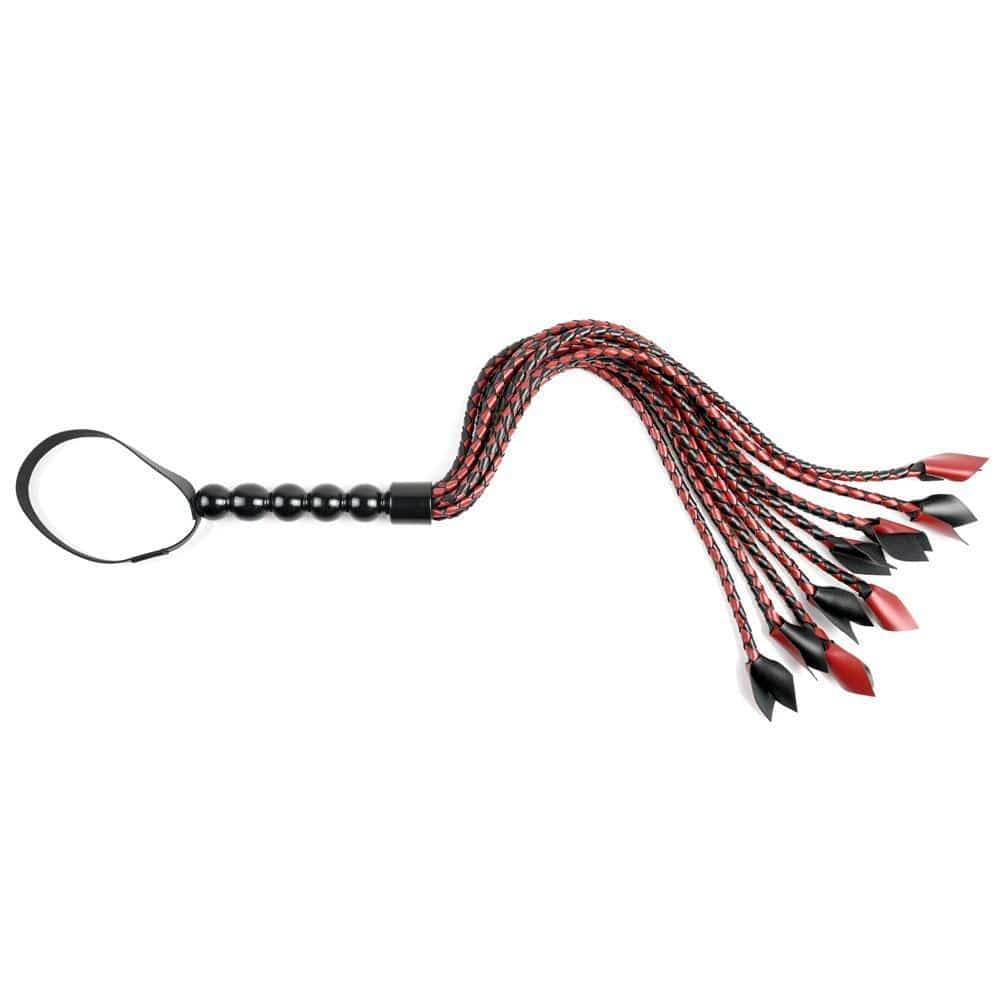 Sportsheets Saffron Braided Flogger - Thorn & Feather