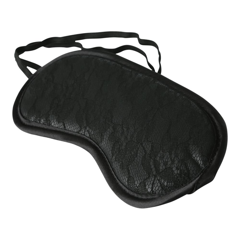 Sincerely by Sportsheets Lace Blindfold - Black - Thorn & Feather