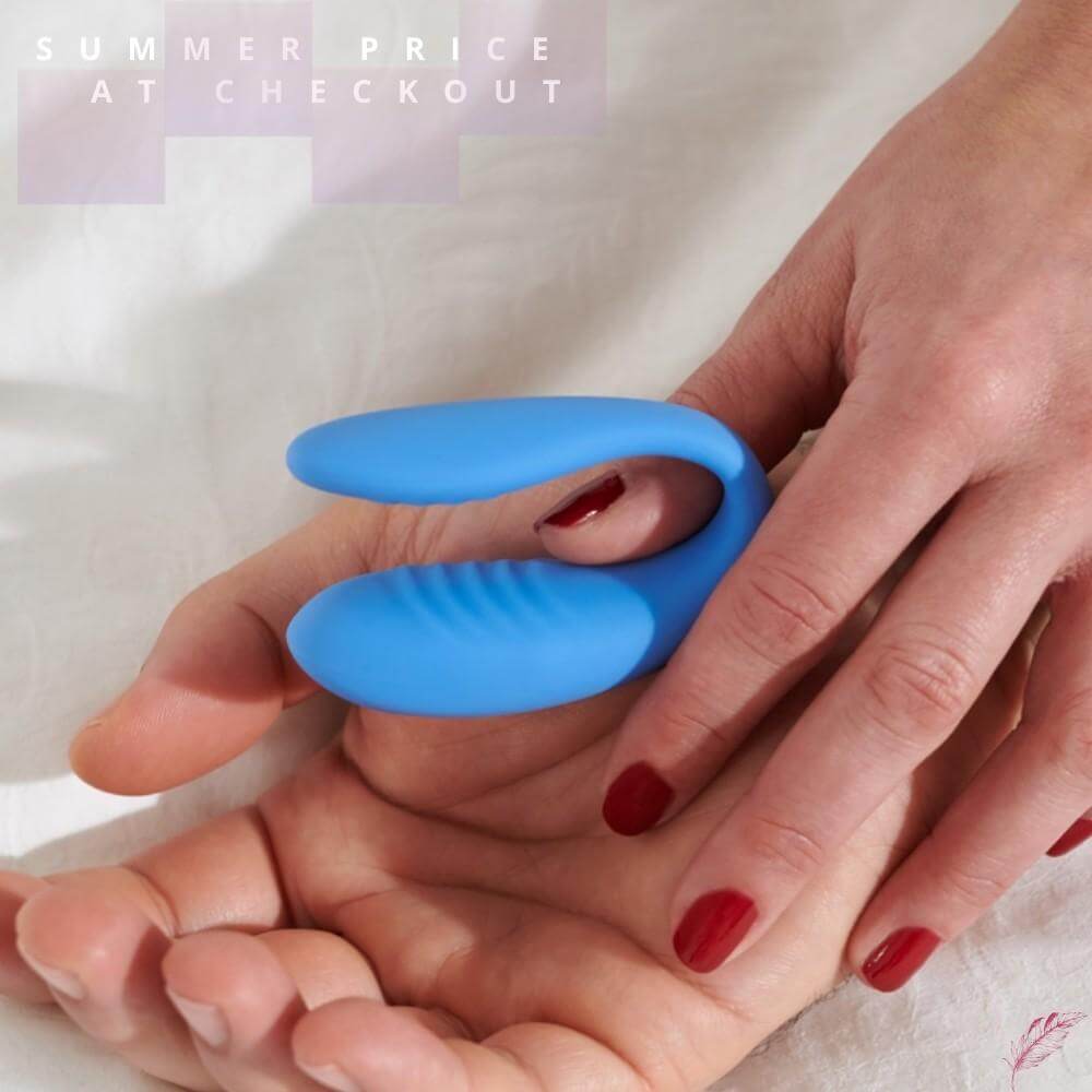 We-Vibe Match Couples Vibrator - Periwinkle - Thorn & Feather