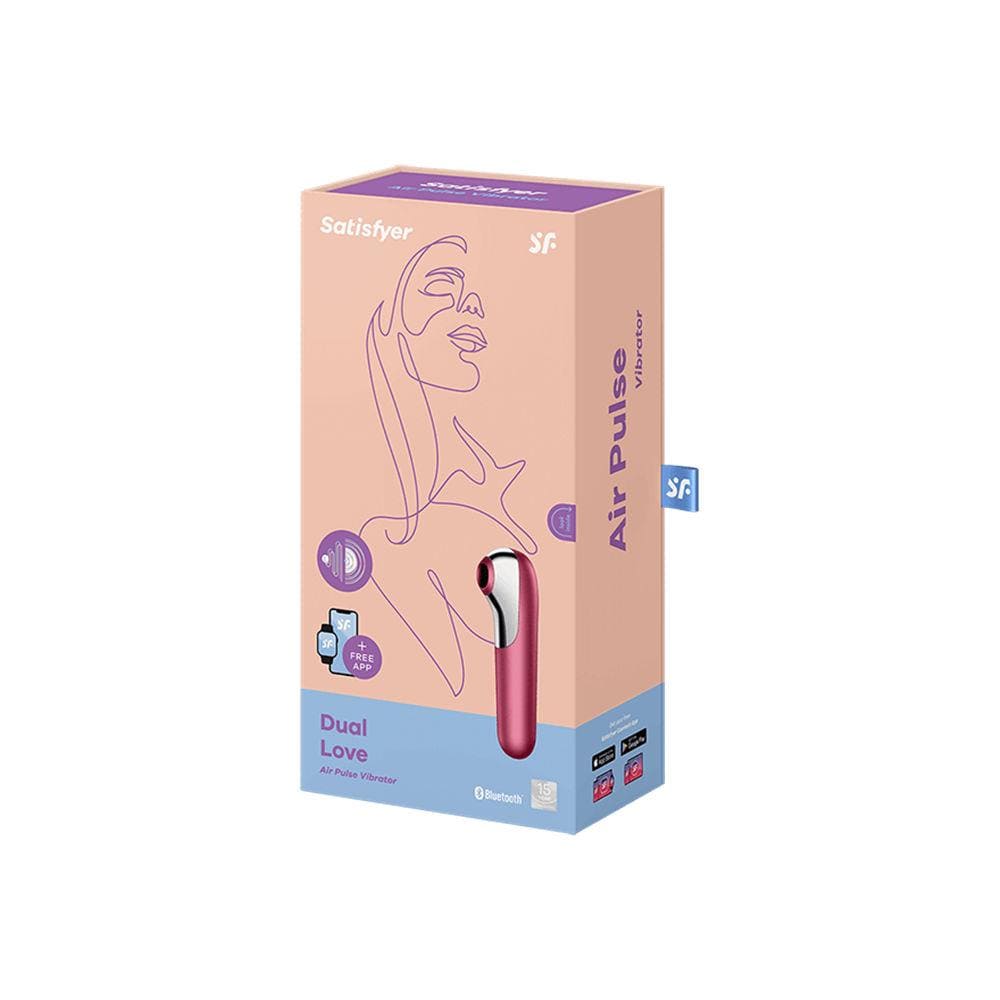 Satisfyer Dual Love App Controlled Air Pulse Vibrator - Thorn & Feather