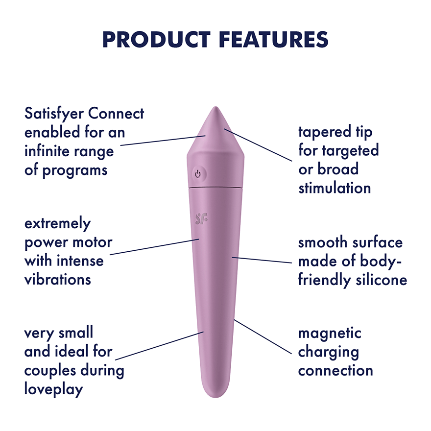 Satisfyer Ultra Power Bullet 8 - Thorn & Feather