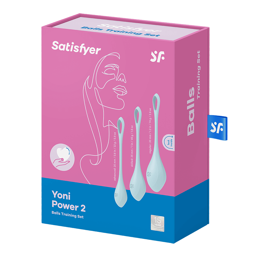 Satisfyer Yoni Power 2 Balls Training Set - Thorn & Feather