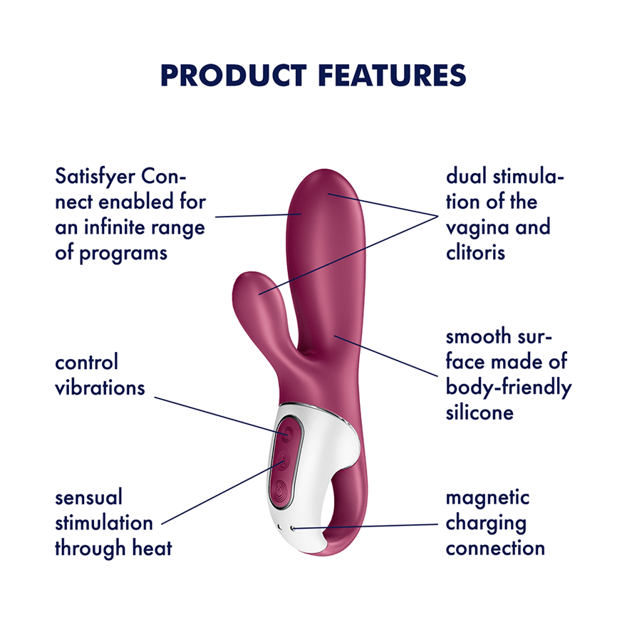 Satisfyer Hot Bunny Rabbit Vibrator - Thorn & Feather