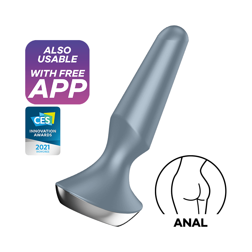 Satisfyer Plug-ilicious 2 Anal Vibrator - Thorn & Feather