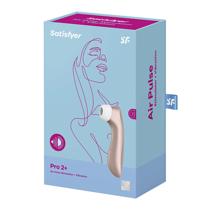 Satisfyer Pro 2+ Air-Pulse Clitoris Stimulating Vibrator - Thorn & Feather