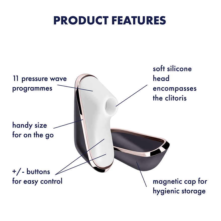 Satisfyer Pro Traveler Clit Stimulator - Thorn & Feather