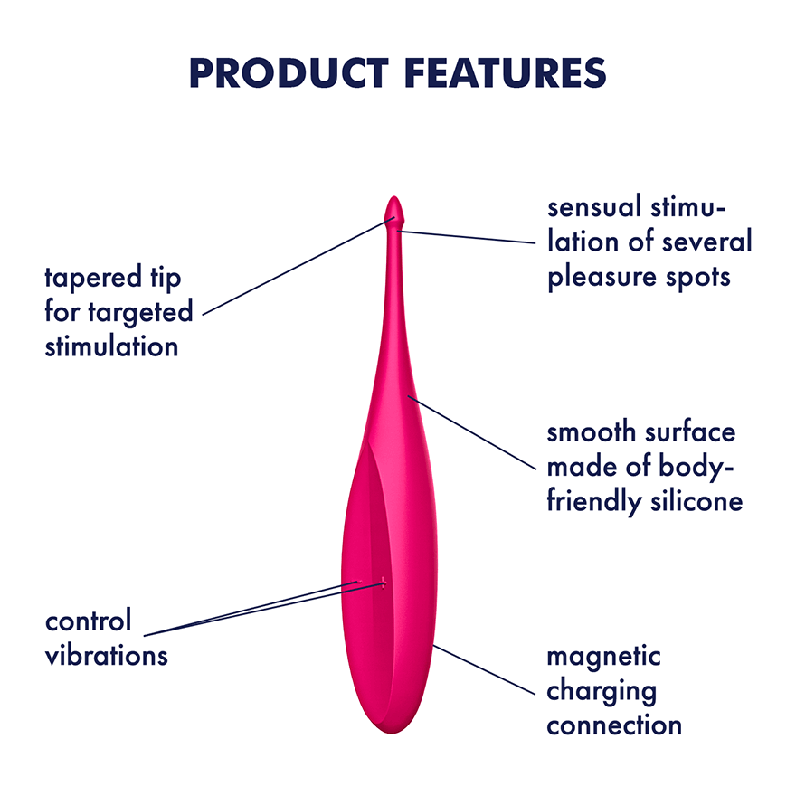 Satisfyer Twirling Fun Clit & Nipple Stimulator - Thorn & Feather