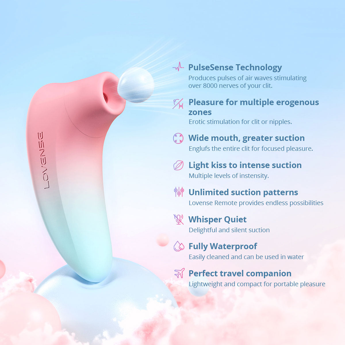 Lovense Tenera 2 Air Pulse Clitoral Stimulator