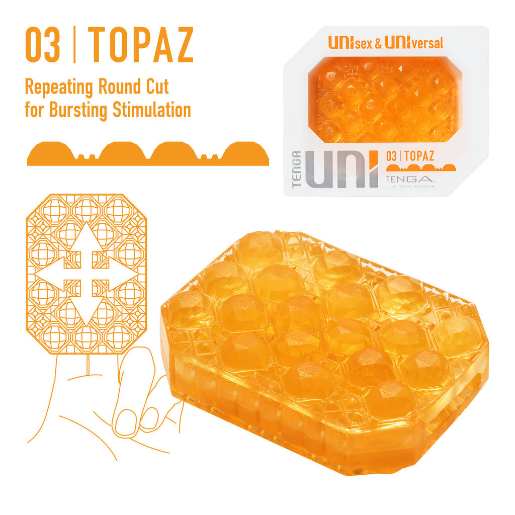 Tenga UNI Masturbator Sleeve - Topaz