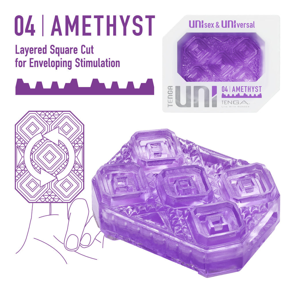 Tenga UNI Masturbator Sleeve - Amethyst