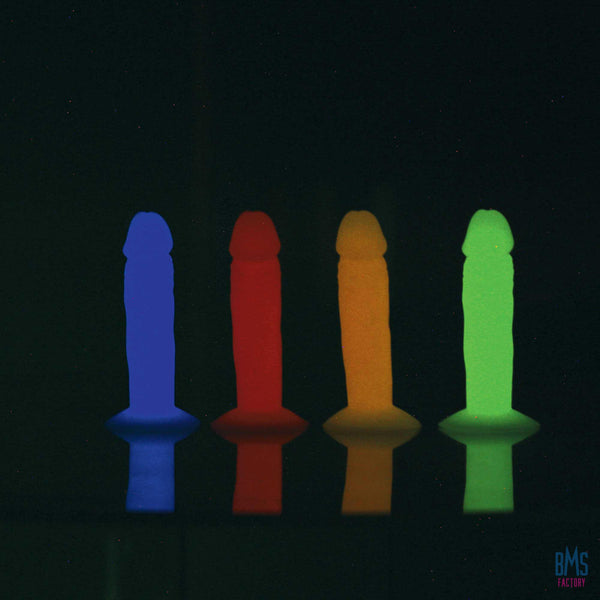 Silly Willy Glow in the Dark 3.3" Silicone Dildo - 12 pcs