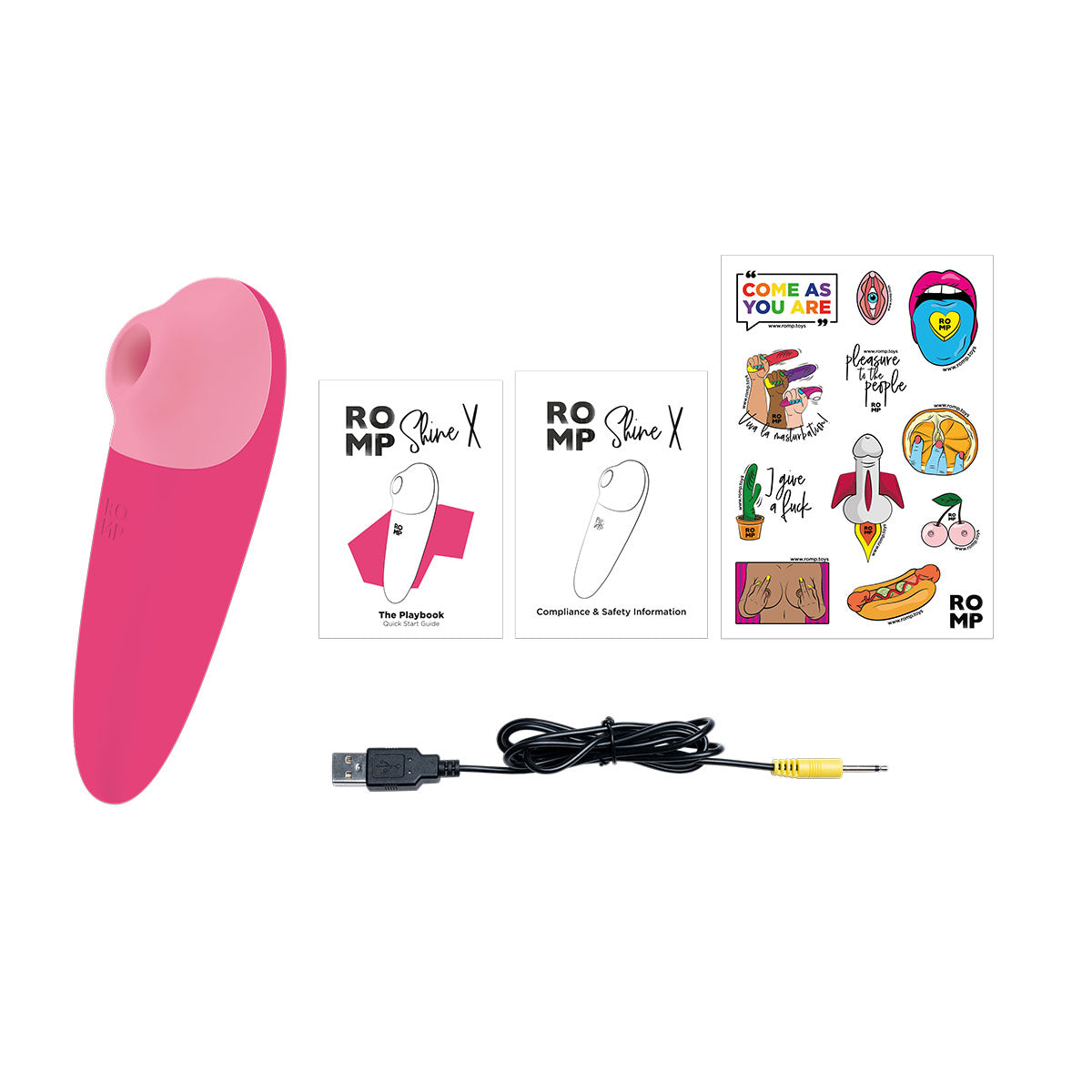 ROMP Shine X Clitoral Stimulator - Pink