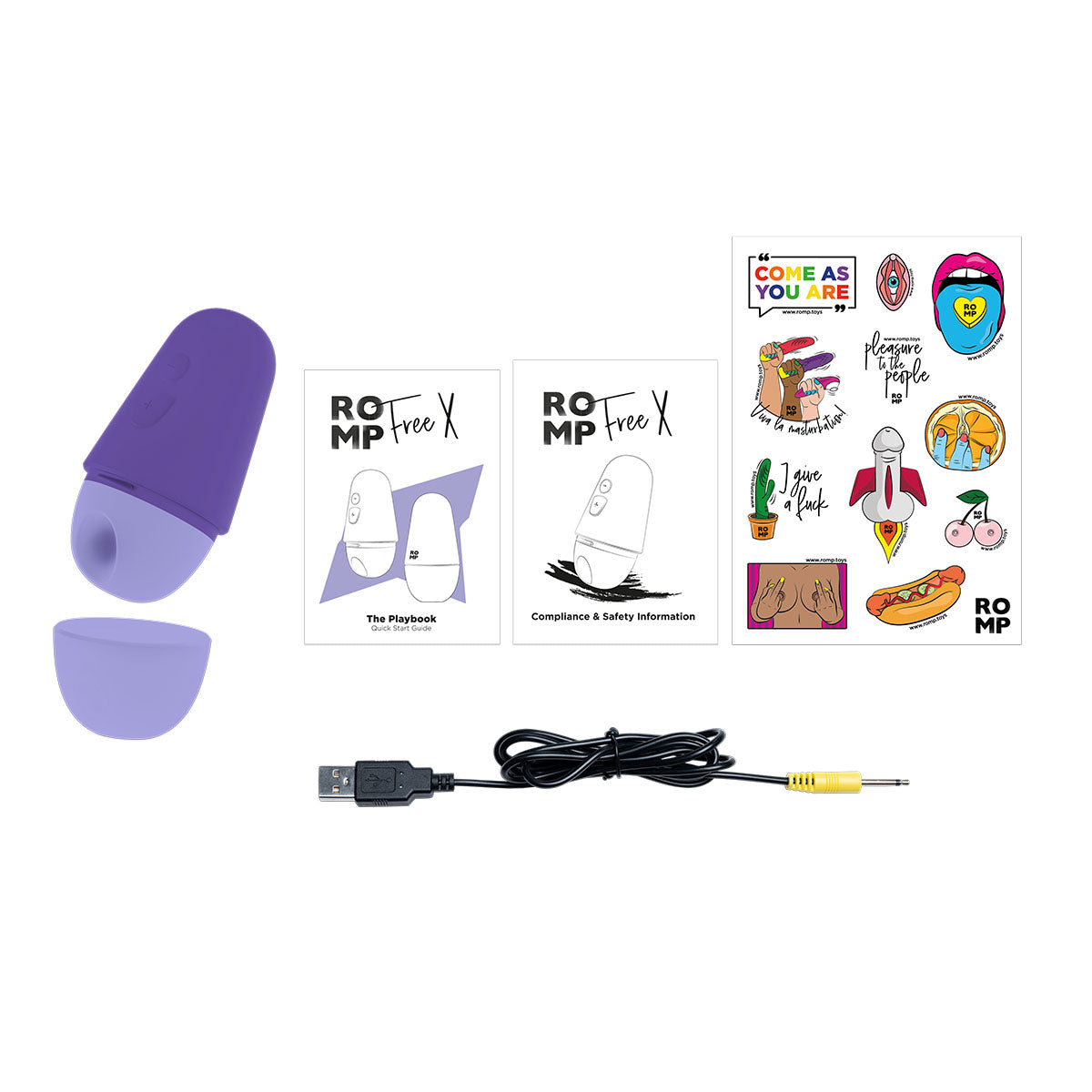 ROMP Free X Clitoral Stimulator - Purple