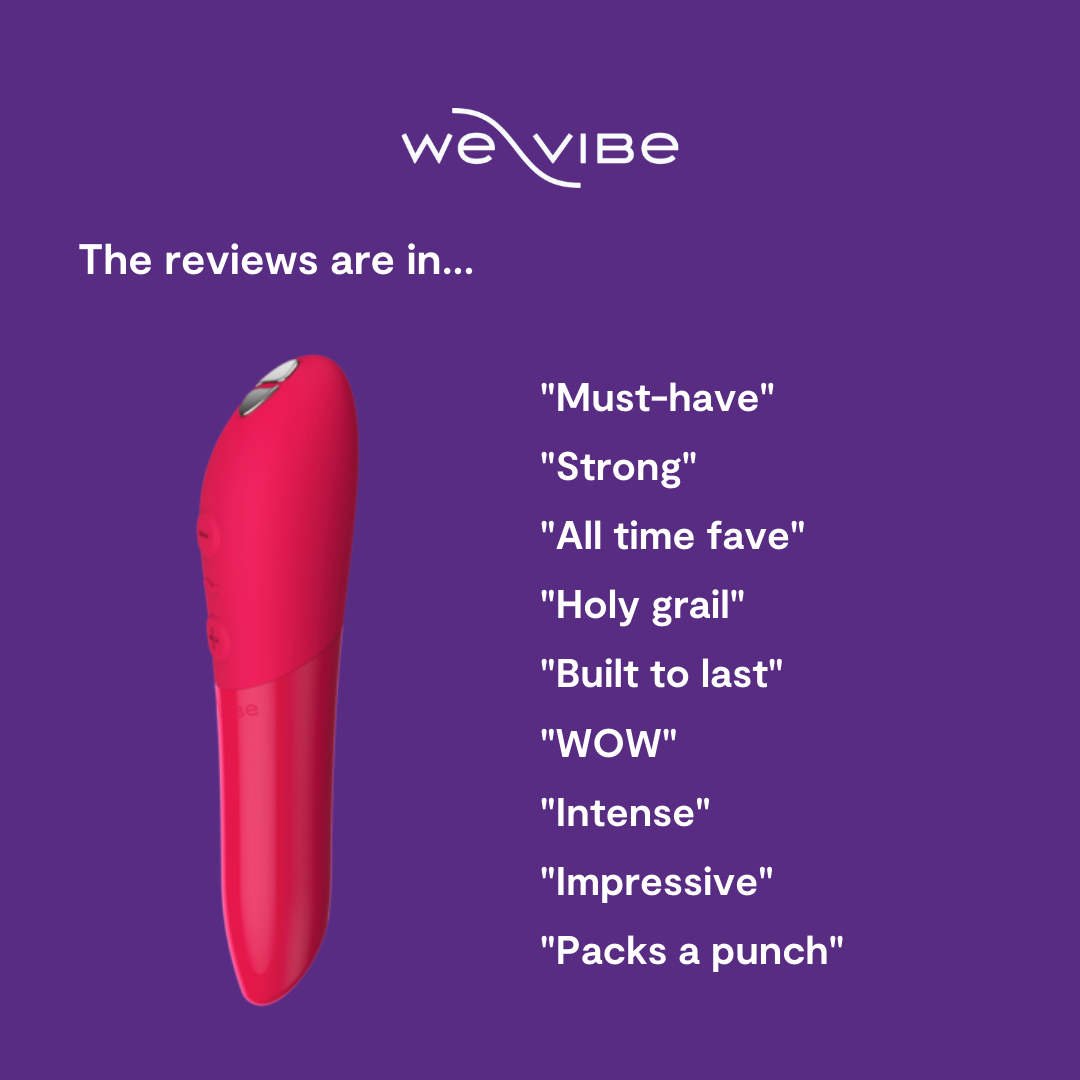 We-Vibe Tango X Rechargeable Powerful Bullet Vibrator - Thorn & Feather