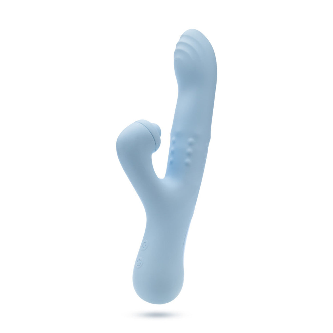 Blush Devin Rabbit Dual Vibrator - Blue