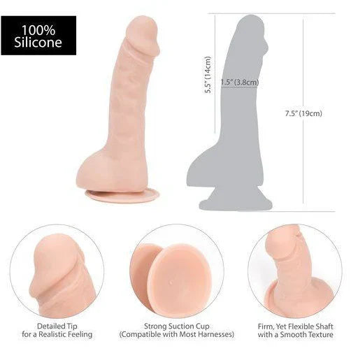 Addiction Brad 7.5" Dildo With Balls